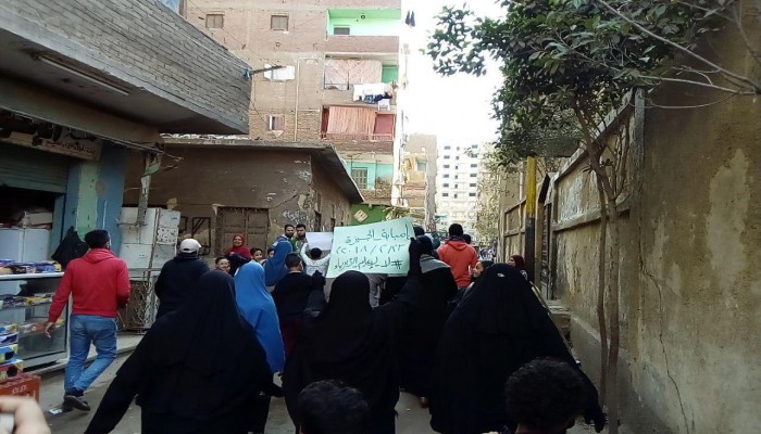 مسيرة ثوار إمبابة بالجيزة ترفع شعار "لا لصفقة العار"
