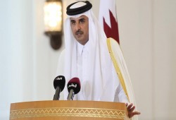 أمير قطر: ما يجري في الغوطة جرائم ضد الإنسانية