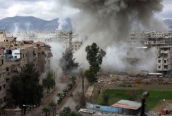 أنباء عن بدء قوات النظام اقتحام الغوطة الشرقية بغطاء روسي