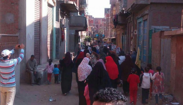 مسيرة لثوار العدوة بقرية الرئيس "مرسي" ضمن فعاليات جرائمكم لن تسقط