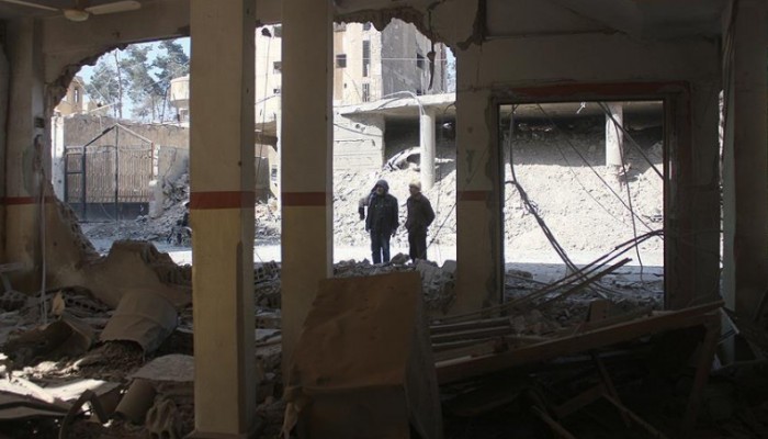 النظام السوري وروسيا يسعيان إلى تقسيم الغوطة الشرقية