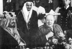 ماذا قال تشرشل ماء زمزم في لقاء الملك عبد العزيز (فيديو)