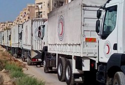 الأمم المتحدة تعلن وصول مساعداتها الإنسانية إلى الغوطة الشرقية الجمعة