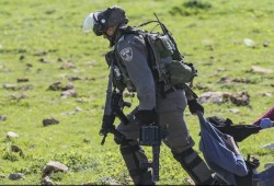 إصابة 8 فلسطينيين بالرصاص خلال مواجهات مع جيش الاحتلال الصهيوني بالضفة