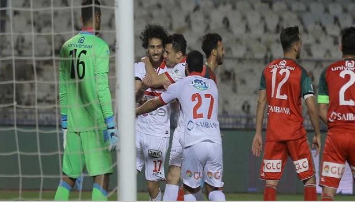 الزمالك يحقق فوزه السابع على التوالي في بطولة الدوري