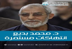 الشهاب يطالب بوقف الانتهاكات المستمرة بحق الدكتور محمد بديع