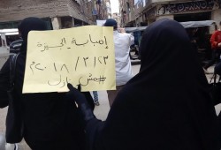 مسيرة لثوار إمبابة تدعو لمقاطعة مسرحية العميل المنقلب