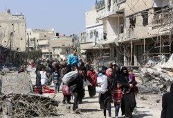 غارات دامية جنوب الغوطة واتفاق ثان بين النظام وفيلق الرحمن
