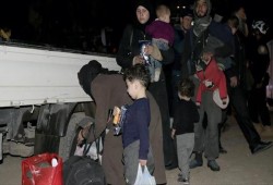 وصول الدفعة الثانية من مهجري الغوطة الشرقية إلى حماة