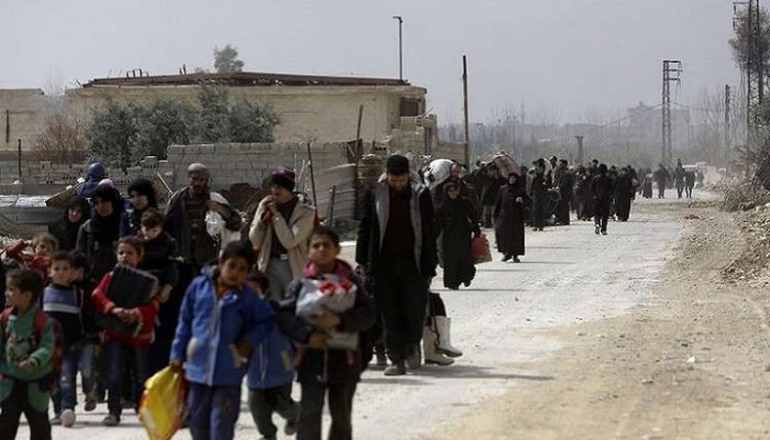 الأمم المتحدة: 100 ألف شخص غادروا الغوطة في مارس