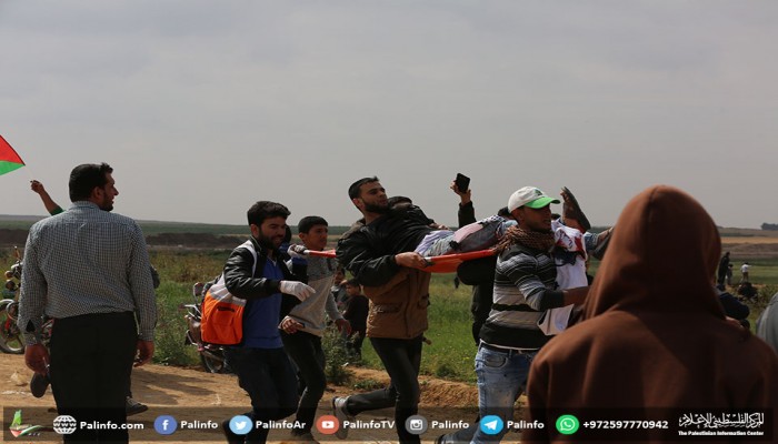 إصابات بمواجهات عقب قمع الاحتلال مسيرات يوم الأرض بالضفة