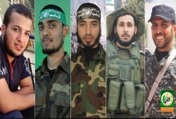 "القسام" يزف خمسة من مجاهديه ارتقوا خلال مسيرة العودة الكبرى