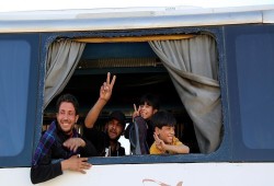 قافلة جديدة من مهجري الغوطة الشرقية تصل "الباب"