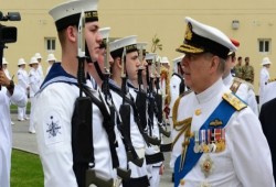 البحرية الملكية البريطانية في ميناء سلمان بالبحرين للأبد