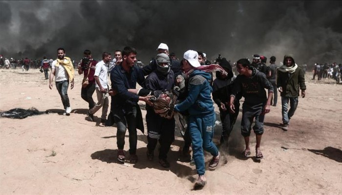في عاشر أيام "مسيرة العودة".. إصابة 10 فلسطينيين برصاص إسرائيلي بغزة