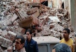 إصابة 7 أشخاص في انهيار عقارين بشارع الوحدة بـ«إمبابة»