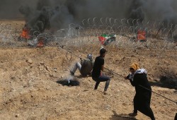 في اليوم الـ17 لمسيرة العودة .. 3 إصابات شرق القطاع