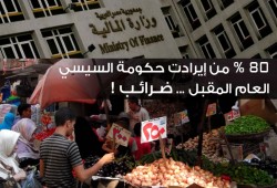 %80 من إيرادات حكومة السيسي العام المقبل ضرائب (انفوغرافيك)