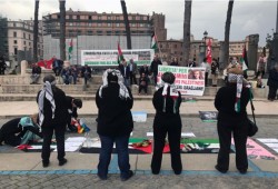 فعاليات بروما تضامنا مع يوم الأسير الفلسطيني