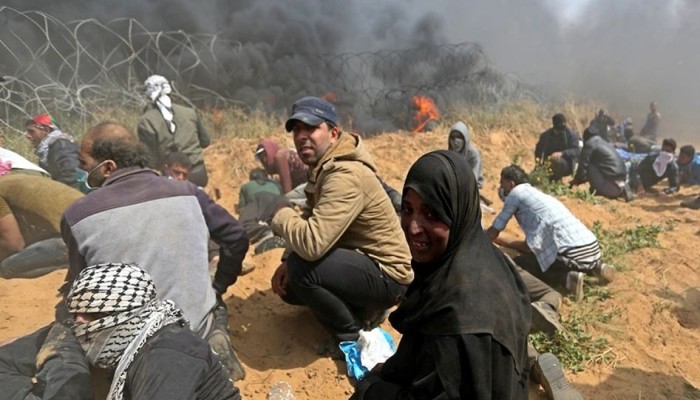 35 شهيدًا و4279 مصابًا منذ انطلاق مسيرة العودة