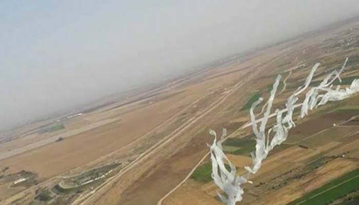 من غزة.. "طائرة حارقة" تتسبب بخسائر فادحة بمستودع للمستوطنين