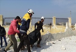 الخوذ البيضاء: أبلغنا "حظر الأسلحة الكيماوية" بمدافن ضحايا هجوم دوما