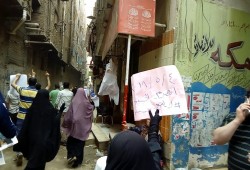 ثوار الهرم بالجيزة يبدءون أسبوع "لا لبيع سيناء"