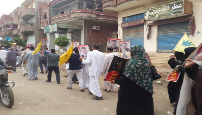 مسيرة العدوة بالشرقية ضد خيانة قائد الانقلاب