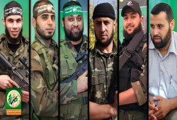 جماهير غزة والوسطى تشيع شهداء القسام الستة