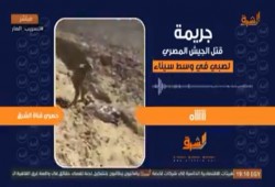 موجة غضب على مواقع التواصل بعد جريمة قتل عساكر السيسي لصبي بسيناء