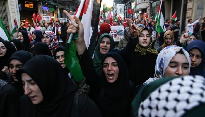 آلاف الأتراك ينتفضون ضد نقل السفارة الأمريكية للقدس