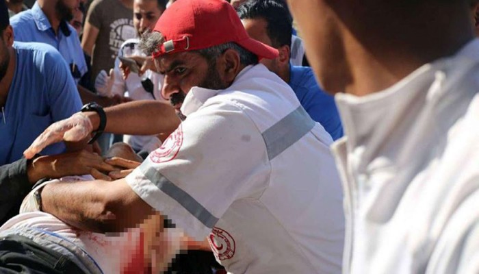 مسيرة العودة مستمرة .. شهيدان و417 مصابا بغزة