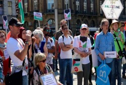 مظاهرة في أمستردام دعماً لمسيرة "العودة" وإحياءً للنكبة الفلسطينية