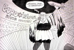 صحيفة ألمانية تفصل فنان كاريكاتور رسم نتنياهو حاملا صاروخا