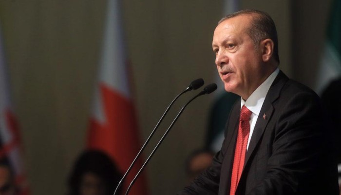 أردوغان: سنقف مع الشعب الفلسطيني في السراء والضراء