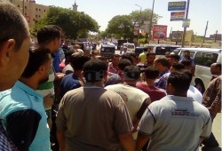 إضراب لسائقي كفر الزيات بعد تعدى أمين شرطة على زميلهم