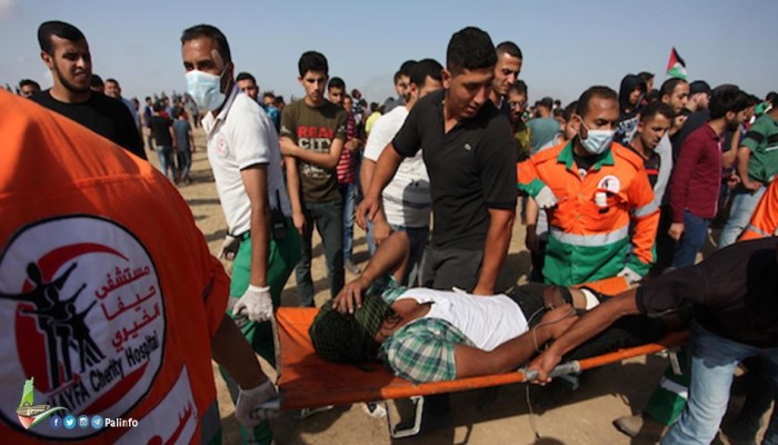 الصحة: 112 شهيدًا و13 ألف جريح بغزة منذ 30 مارس