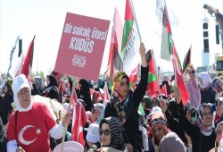 تظاهرة بأنقرة للتنديد بانتهاكات "إسرائيل" ضد الفلسطينيين