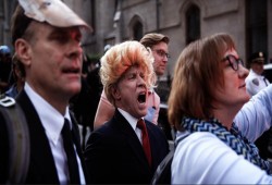 مظاهرة احتجاجية ضد ترامب في نيويورك