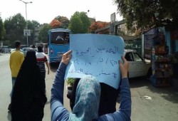 ثوار “المهندسين” يتظاهرون بالجيزة “ضد زنازين الموت”