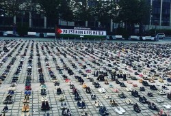 نصب تذكاري في بروكسيل يخلد 4500 شهيد فلسطينيٍّ