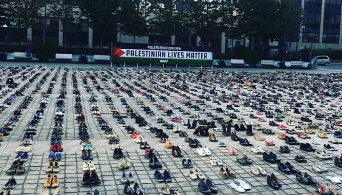 نصب تذكاري في بروكسيل يخلد 4500 شهيد فلسطينيٍّ