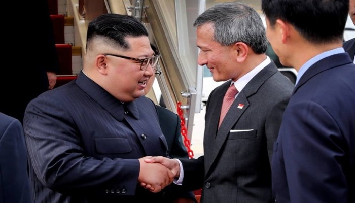 وصول رئيس كوريا الشمالية إلى سنغافورة