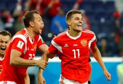 مصر تتلقى الهزيمة الثانية في المونديال بثلاثية روسية مقابل هدف