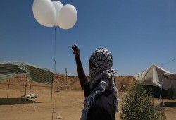 للمرة الثانية.. طائرات الاحتلال تستهدف مطلقي بالونات حارقة شرق رفح