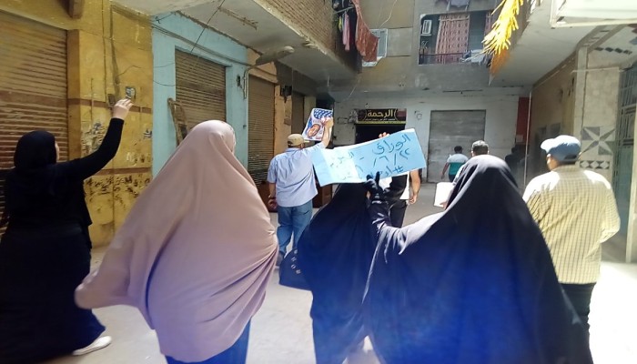 أهالي الوراق بالجيزة ينتفضون رفضًا لحكم العصابة الفاشلة