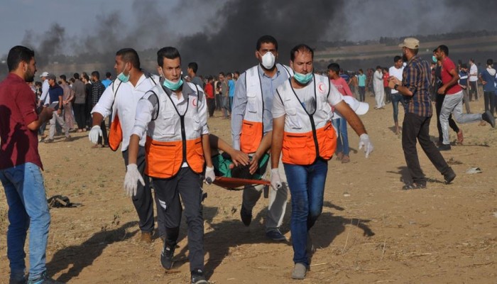 الصحة: 134 شهيدًا و15 ألف جريح في قمع الاحتلال مسيرة العودة