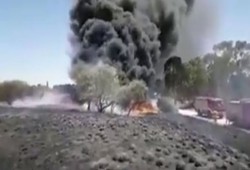 12 حريقًا في "غلاف غزة"