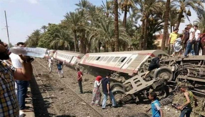حبس سائق قطار البدرشين ومساعده و5 عاملين بالمحطة 4 أيام على ذمة التحقيق
