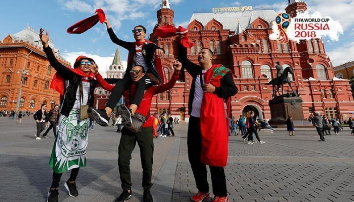 مشجعو كأس العالم أنفقوا 1.5 مليار دولار في روسيا